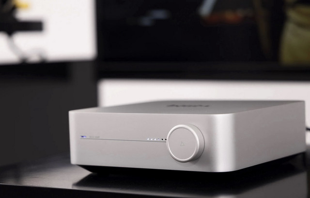 WiiM Amp Silver мережевий стерео підсилювач з функцією стримеру