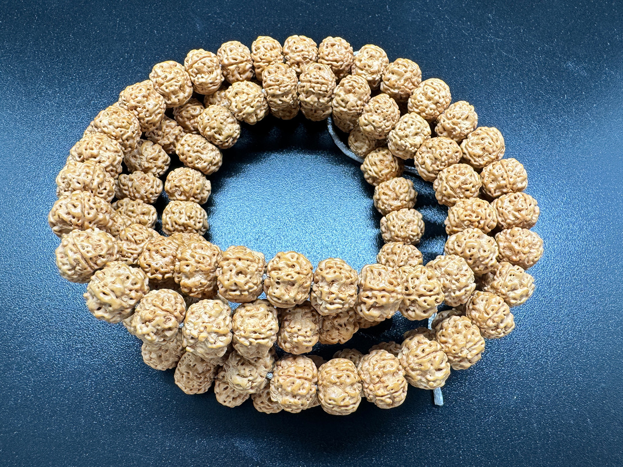 Рудракша 10 мм, низка 122 шт., фото 1