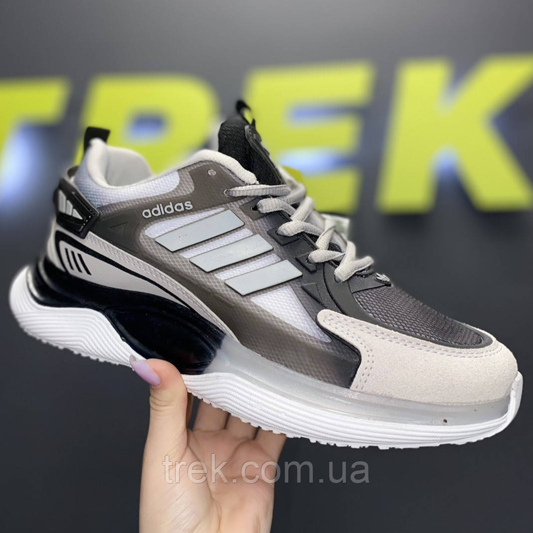 Кросівки чоловічі чорно-білі /10622/-43р
