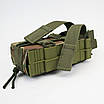 Підсумок подвійний під магазини АК з пластиковими боками Multicam OXFORD 600D MOLLE, фото 3