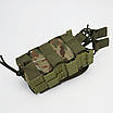 Підсумок подвійний під магазини АК з пластиковими боками Multicam OXFORD 600D MOLLE, фото 4