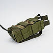 Підсумок подвійний під магазини АК з пластиковими боками Multicam OXFORD 600D MOLLE, фото 8