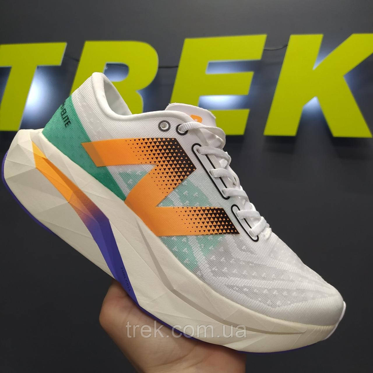 Кросівки текстильні оранж-білі /10637/-42р
