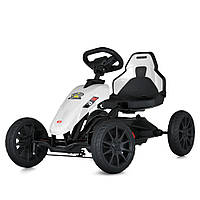 Веломобиль детский карт на педалях Bambi kart M 5779E-1, белый