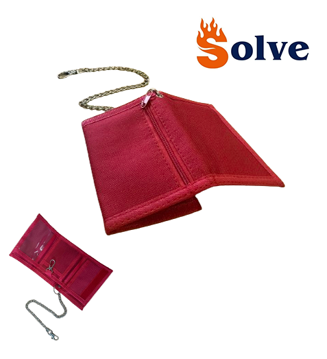 Гаманець з ланцюжком Solve портмоне red KT6000110, фото 1