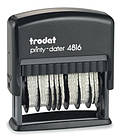 Подвійний міні-датер 3,8мм пластиковий Trodat (4816)
