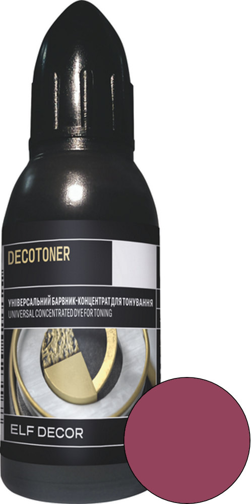 Пігмент-концентрат універсальний DECOTONER ELF Decor оксид-червоний (104), 20мл