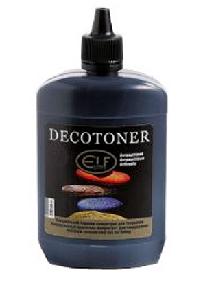 Пігмент-концентрат універсальний DECOTONER ELF Decor антрацитовий (101), 0,2л, фото 4