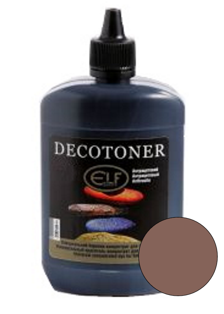 Пігмент-концентрат універсальний DECOTONER ELF Decor горіховий (103), 0,2л