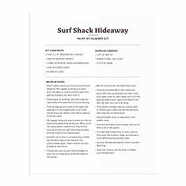 Surf Shack Hideaway Paint By Number Kit, фото 5