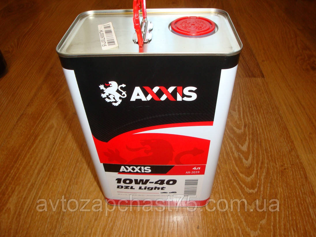 Масло Axxis 10W-40 Diezel Light 4 літри (у двигун) полусинтетика, виробник Польща, фото 1