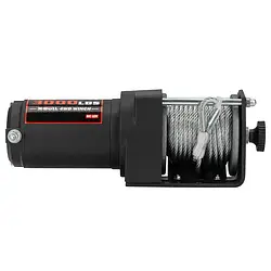 Електрична лебідка X-BULL 3000 lbs із сталевим тросом. Купити лебідку зі сталевим тросом (HRW3000A)