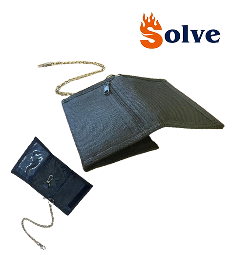 Гаманець з ланцюжком  Solve портмоне black KT6000102, фото 1