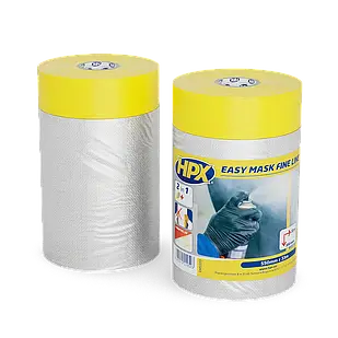 Захисна плівка - 550мм х 33 м - з малярською стрічкою 4400 УФ-стійка