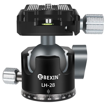 Штативна головка Bexin LH-28 з максимальним навантаженням 6 кг, фото 1