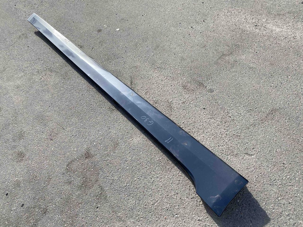 Б/В Поріг правий Накладка порога BMW 5 G30 Колір А90 51777475604, фото 1