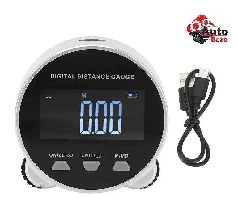 Цифрова рулетка курвіметр до 199 метрів із вбудованим акумулятором 260 mAh Digital distance gauge