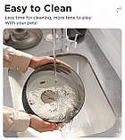 Фонтан для води для кішок, надтихий, фонтан для води для домашніх тварин об'ємом 84 рідких унції/2,5 л для кішок та собак, фото 8