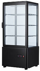 Шафа-вітрина холодильна EWT INOX RT78B black