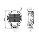 Додаткова світлодіодна LED фара CYCLONE WL-G9 40W PREMIUM SPOT, фото 4