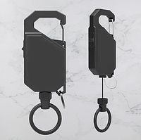 Багатофункціональний карабін ретрактор висувний брелок карабін