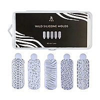 Багаторазові силіконові молди для дизайну F.O.X Wild Silicone molds 60 шт