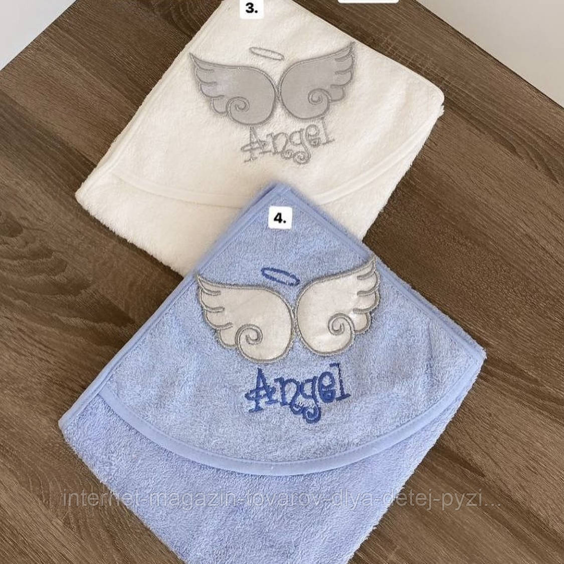 Полотенце-уголок с капюшоном Angel - фото 1 - id-p1320170754