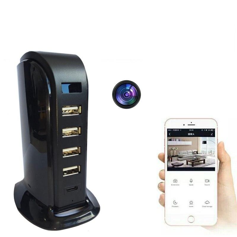 Міні Wifi камера USB HUB 1080P Зарядний пристрій. Домашня відеокамера безпеки. HDlivecam, фото 1