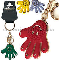 Брелок гумовий Ладошка великий на ключі в асортименті