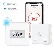Бездротовий WiFi терморегулятор для котла 1DAL | Білий Сенсорний (WT75.W), фото 5