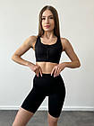 Якісний топ спортивний жіночий на змійці для тренувань бігу фітнесу бузковий для активного відпочинку, фото 4