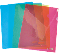 Куточок А4 Buromax BM.3853-99 прозорий асорті