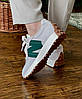 Жіночі кросівки New Balance 327 Beige Green Нью Беланс 327 бежеві замш текстиль демісезон, фото 10