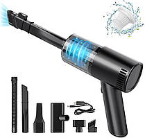 Бездротовий ручний пилосос WHJC, 9000 Па, портативний легкий міні-пилосос, що перезаряджається, автомобільний пилосос з USB-портом