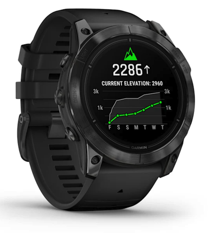 Смарт-годинник Garmin EPIX Pro Gen 2 (51 mm), Slate gray with black silicone band, фото 1