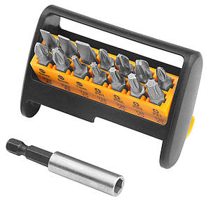 Комлект біт SL-PH-PX-Tx25 мм з магнітним тримачем, 15 предметів Tolsen