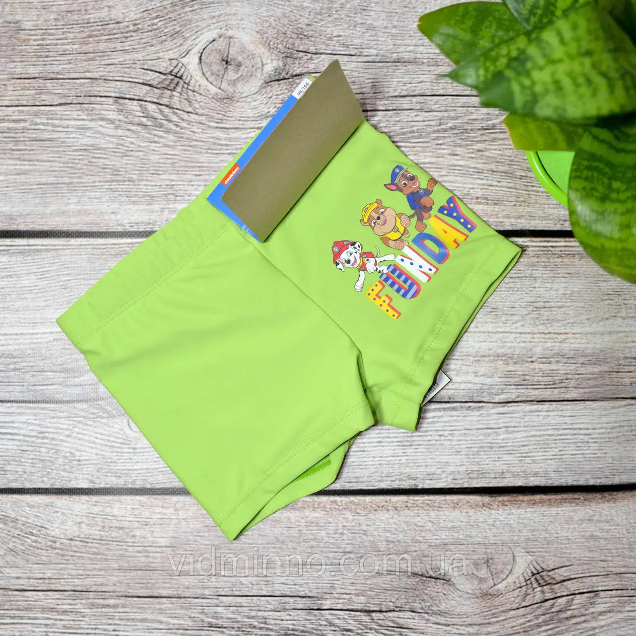 Дитячі плавки шорти Paw Patrol Nickelodeon для хлопчика р.122-128 - 6-8 років, 70408, щенячий патруль, фото 1