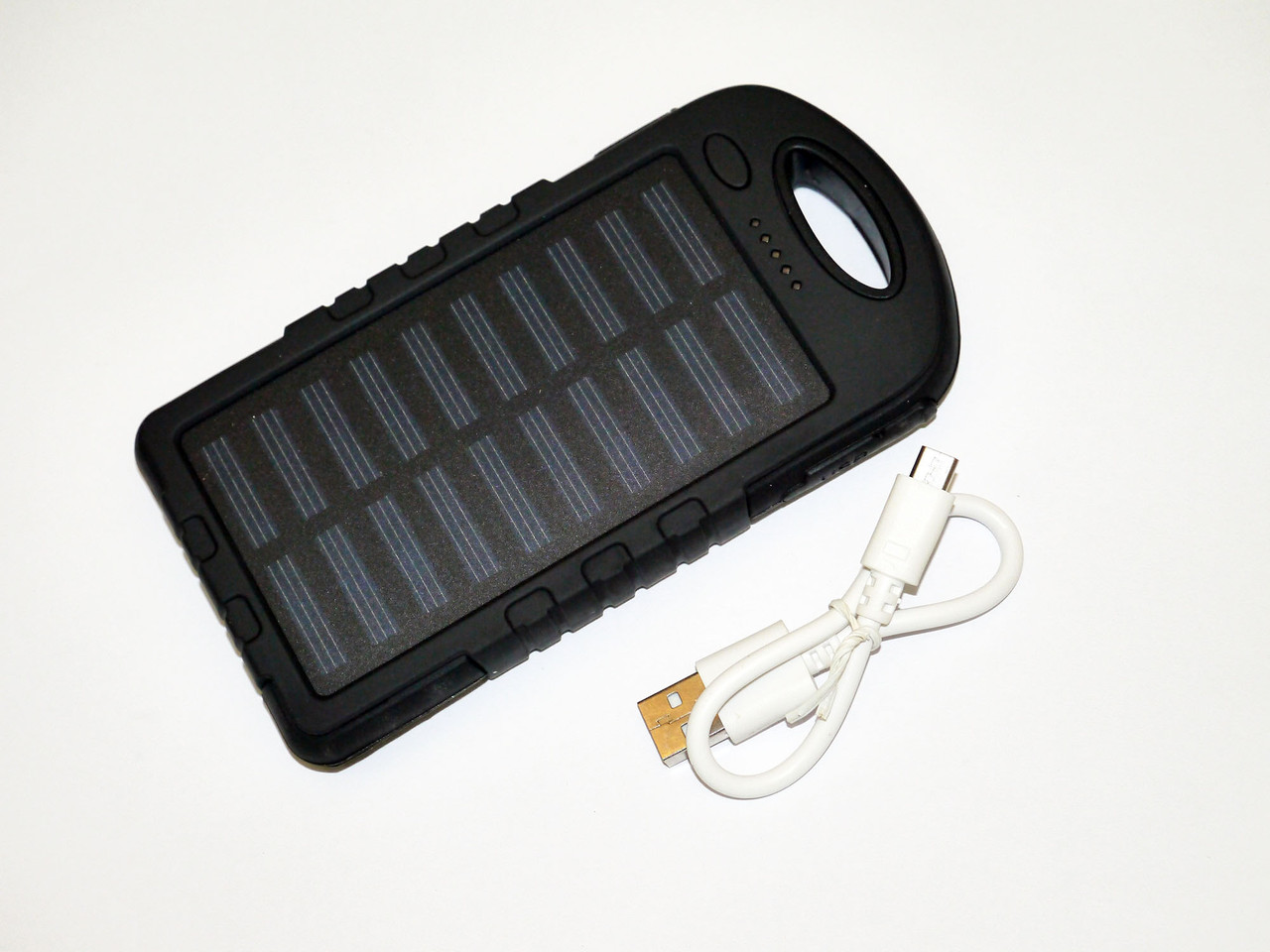 Power Bank A50 20800 mAh на сонячних батареях+LED-ліхтар