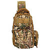 Рюкзак сумка однолямковий тактичний SILVER KNIGHT 8037 розмір 35x15x20см 11л multicam, фото 6