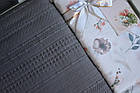 Постільна білизна з пледом First Choice Ranforce Sole Pique 220 х 240 см Antrasite, фото 5