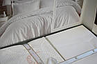 Постільна білизна First Choice Cotton Satin 200x220 Carmina White, фото 4