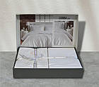 Постільна білизна First Choice Cotton Satin 200x220 Carmina White, фото 7