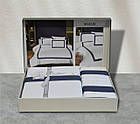 Комплект постільної білизни First Choice Deluxe Satin 200х220 Belezza White, фото 7