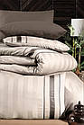 Постільна білизна First Choice Deluxe Satin 160 х 220 см сімейний Artwel Champagne, фото 3
