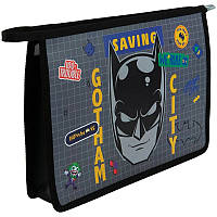 Папка для зошитів А4 "Batman" пластикова на замочку DC23-428 Kite