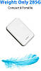Power Bank MOXNICE 20000 мАг. Зовнішній акумулятор USB C з 2 USB-виходами для смартфонів, фото 3