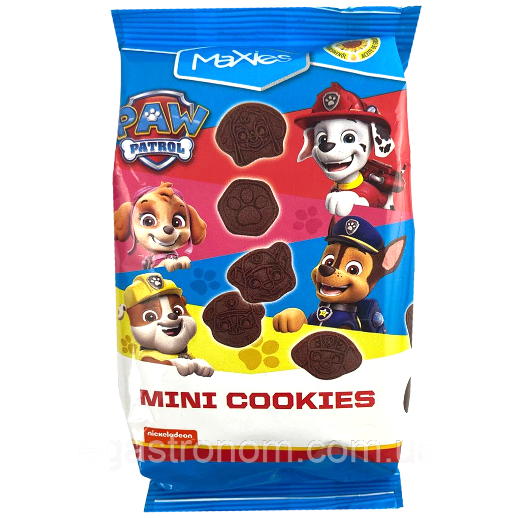 Печиво міні Щенячий Патруль Максіс Maxies 100g 12шт/ящ (Код: 00-00016664)