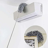 Щітка телескопічна для пилу Ruhhy 18917 з двома різними насадками, фото 2