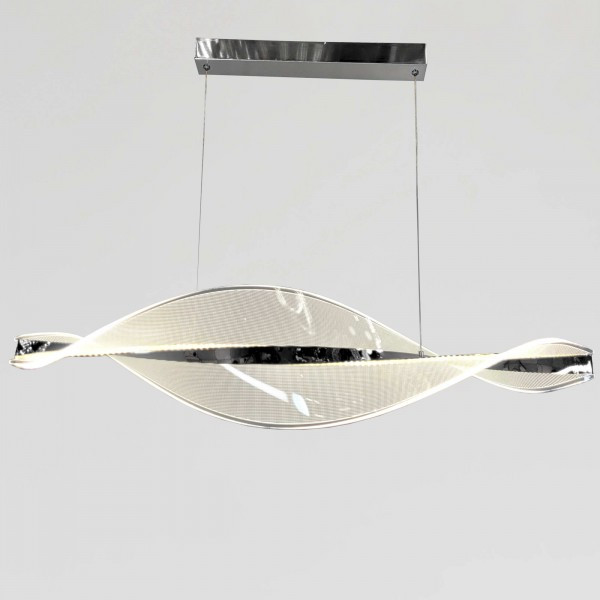Сучасна Led люстра Artlight 35W до 8 м² колір Хром 5053/100LCH