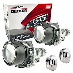 Світлодіодні Bi-LED лід лінзи DECKER LED BL 2,5" P-3 50W 5500K 9-16V (2шт)